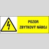 POZOR ZBYTKOVÝ NÁBOJ