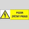 POZOR ZPĚTNÝ PROUD