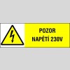 POZOR NAPĚTÍ 230V
