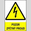 POZOR ZPĚTNÝ PROUD